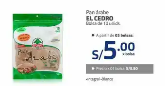 Makro Pan arabe el cedro 10und oferta