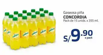 Makro Gaseosa piña concordia 15und x 355ml oferta