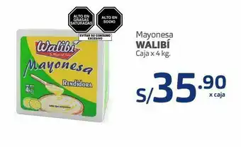 Makro Mayonesa walibí caja 4kg oferta