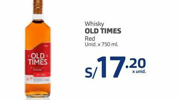 Makro Whisky old times 750ml oferta