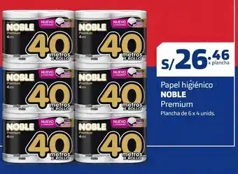Makro Papel higiénico noble plancha 6 x 4und oferta