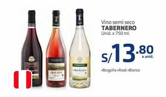Makro Vino semi seco tabernero 750ml oferta