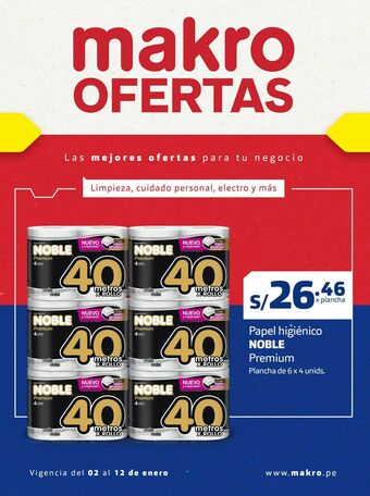 Makro Papel higiénico oferta