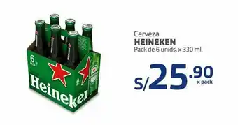 Makro Cerveza heineken 6und x 330ml oferta
