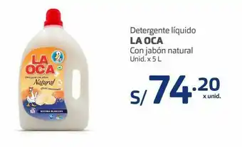 Makro Detergente líquido la oca 5lt oferta