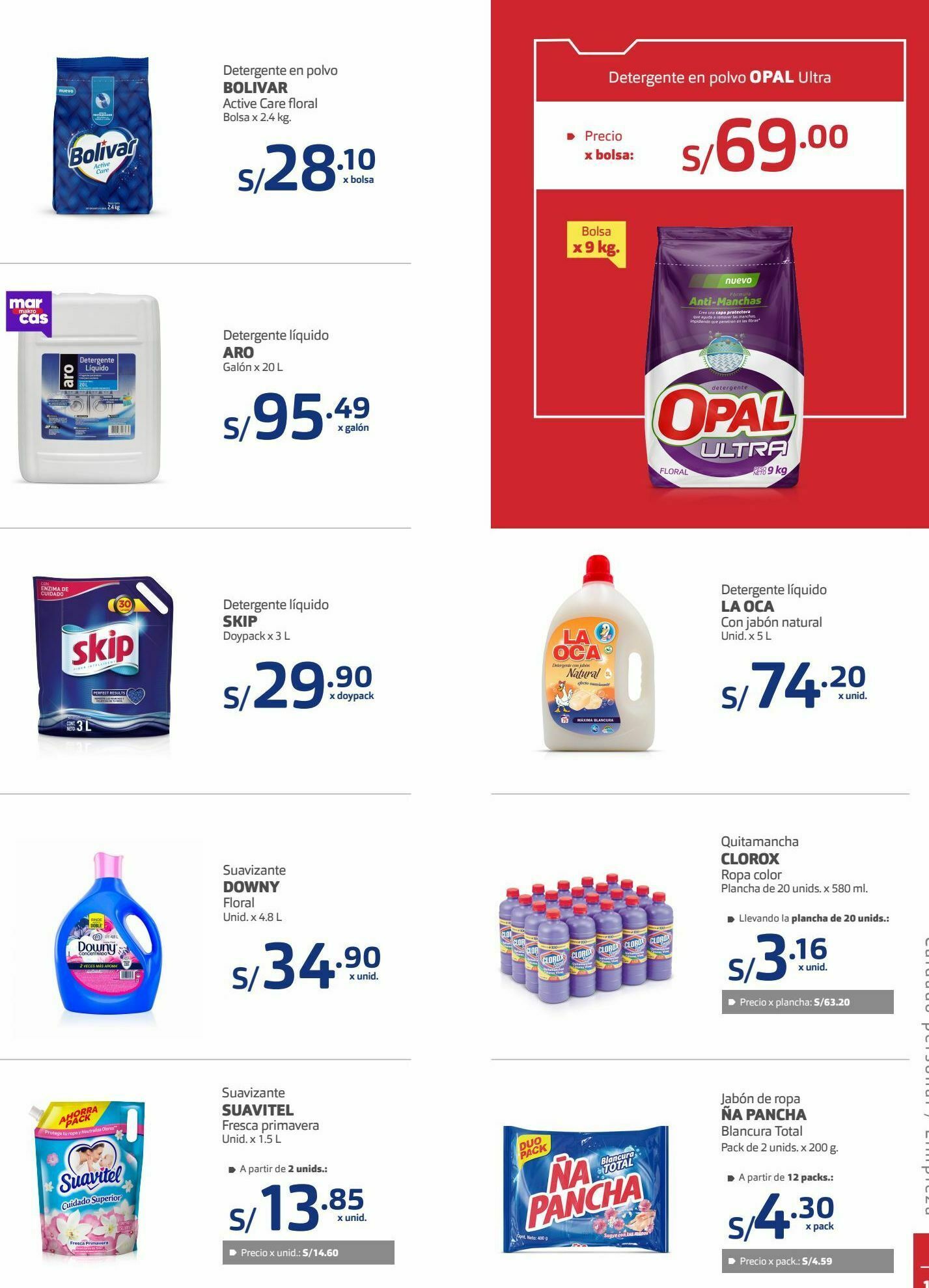Makro Detergente en polvo oferta