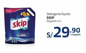 Makro Detergente liquido skip 3l oferta