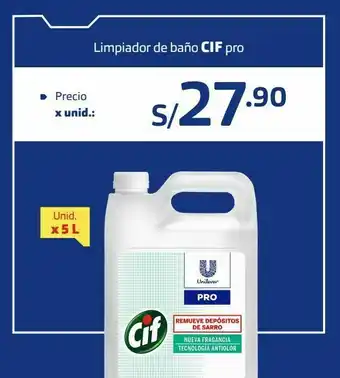 Makro Limpiador de baños cif 5lt oferta