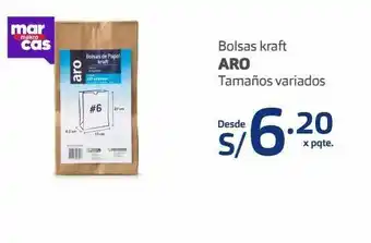 Makro Bolsas kraft aro oferta