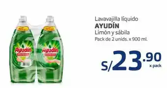 Makro Lavavajilla liquido ayudin pack 2und 900ml oferta