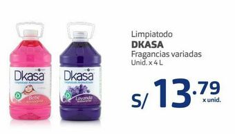 Makro Limpiatodo dkasa 4lt oferta