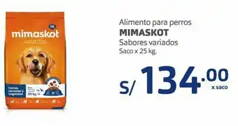 Makro Alimento para perros mimaskot 25kg oferta