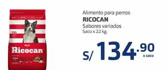 Makro Alimento para perros ricocan 22kg oferta