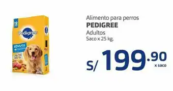 Makro Alimento para perros pedigree 25kg oferta