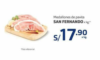 Makro Medallones de pavita san fernando x kg oferta