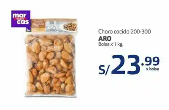 Makro Choro cocido 200-300 1kg oferta