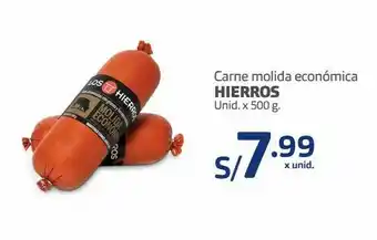 Makro Carne molida economica hierros 500g oferta