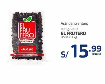 Makro Arándano congelado el frutero 1kg oferta