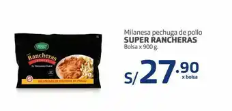 Makro Milanesa de pechuga de pollo super rancheras 900g oferta