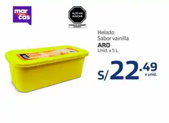 Makro Helado vainilla aro 5l oferta