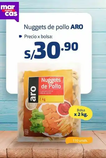 Makro Nuggets de pollo aro 2kg oferta