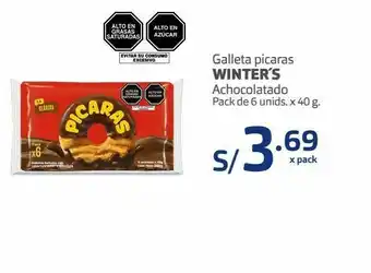 Makro Galleta picaras winters 6und x 40g oferta