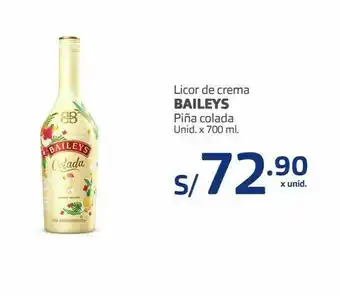 Makro Licor de crem baileys piña colada 700ml oferta