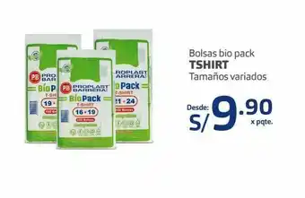 Makro Bolsas bio pack tshirt oferta