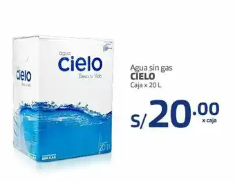 Makro Agua cielo caja x 20l oferta