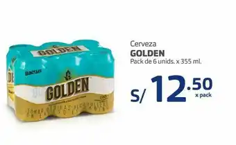 Makro Cerveza golden pack 6und x 355ml oferta