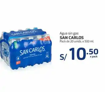 Makro Agua san carlos 20und x 500ml oferta