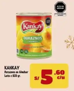 MaxiAhorro Kankay duraznos en almíbar oferta