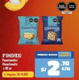 MaxiAhorro D'onofrio panetoncito/ chocotoneito oferta