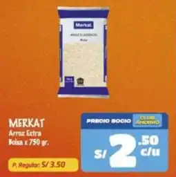 MaxiAhorro Merkat arroz extra oferta