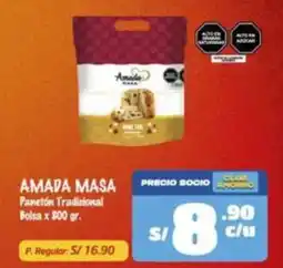 MaxiAhorro Amada Masa panetón tradicional oferta