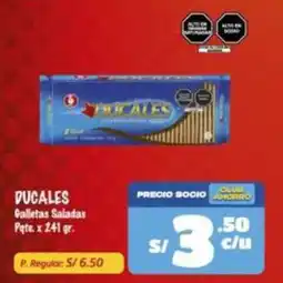 MaxiAhorro Ducales galletas saladas oferta
