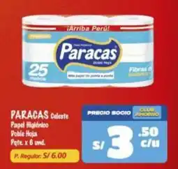 MaxiAhorro Paracas Celeste papel higienico oferta