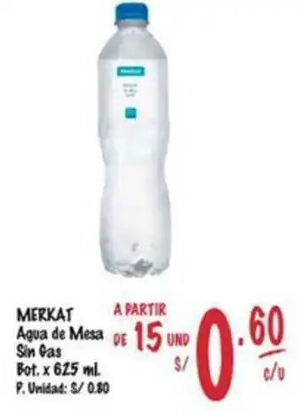 Merkat agua de mesa sin gas bot.
