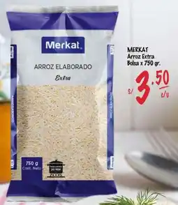 MaxiAhorro Merkat arroz extra bolsa oferta