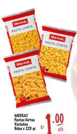 MaxiAhorro Merkat pastas cortas variadas bolsa oferta