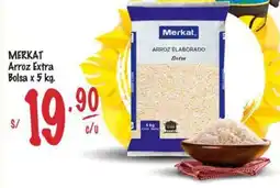 MaxiAhorro Merkat arroz extra bolsa oferta
