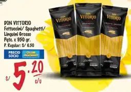 MaxiAhorro Don vittorio fettuccini/ spaghetti/ linguini grosso pqte. oferta