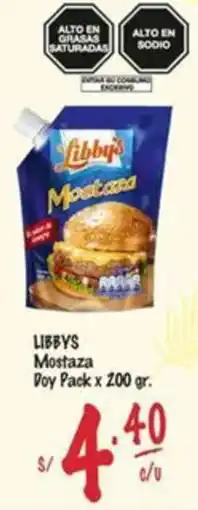 MaxiAhorro Libby's mostaza doy pack oferta