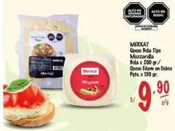 MaxiAhorro Merkat queso bola tipo mozzarella bola oferta