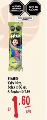 MaxiAhorro Bimbo keke nito bolsa oferta