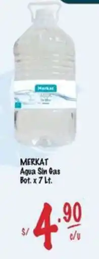 MaxiAhorro Merkat agua sin gas bot. oferta