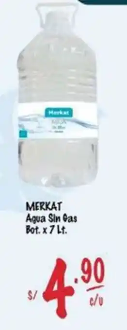 Merkat agua sin gas bot.