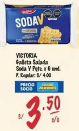MaxiAhorro Victoria galleta salada soda v pqte. oferta