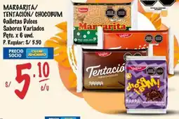 MaxiAhorro Margarita/ tentación/chocobum galletas dulces sabores variados pqte oferta