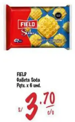 MaxiAhorro Field galleta soda pqte. oferta